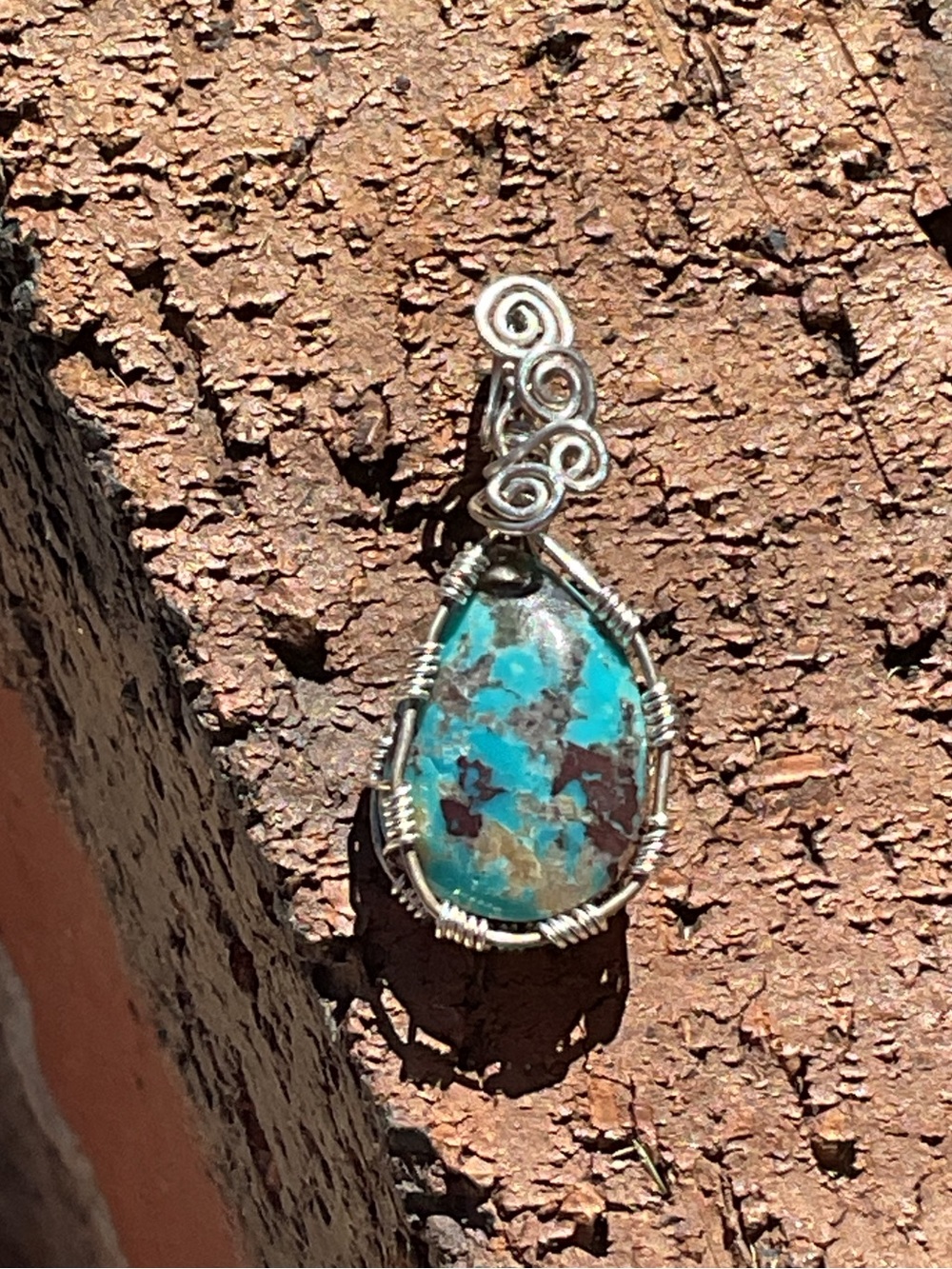 Turquoise .925 Silver Pendant